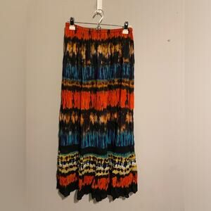 billa colorful Southwest skirt‎ boho size small
